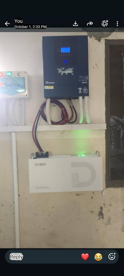inverex inverter. dyness 2.5 betry