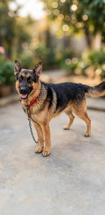 Alsatian dog for sale, healthy and active