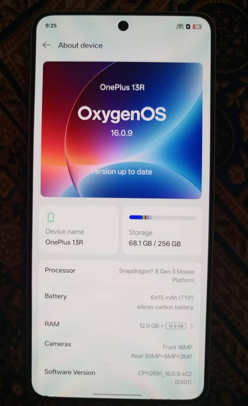 One Plus 13R 1