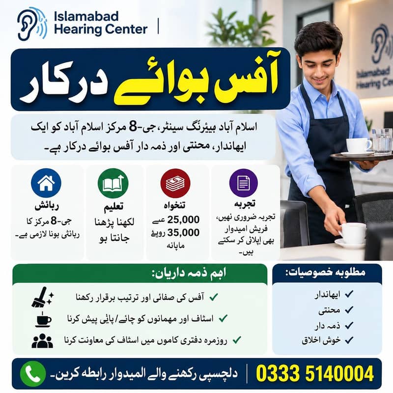 Office Boy Required 0