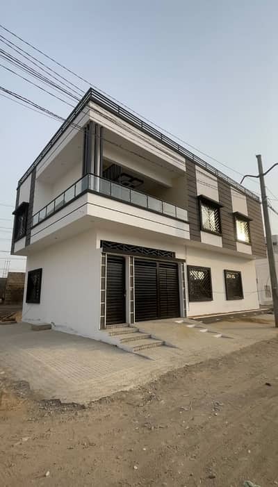 135 SQ YARD CORNER LEASE HOUSE FOR SALE IN SAADI GARDEN BLOCK 4  40 *40 FEET ROAD