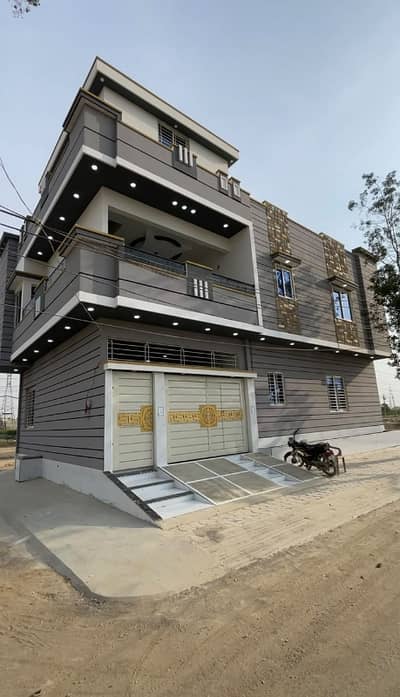 135 SQ YARD CORNER GROUND PLUS ONE HOUSE FOR SALE IN SAADI GARDEN BLOCK 2
