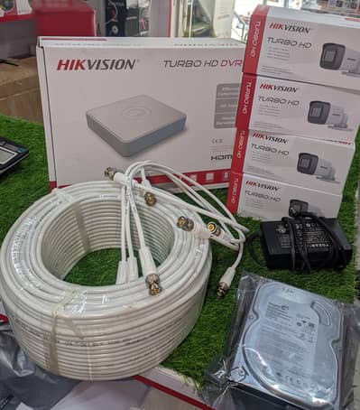 HIK vision 4 cameras setup