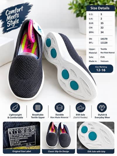 Original Skechers GOwalk 4 Women Shoes Size 35