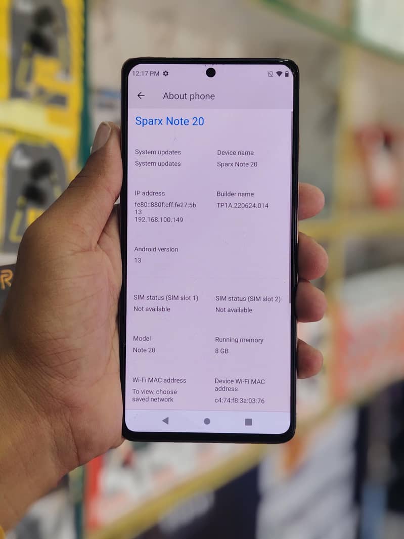 Sparx Note 20 0