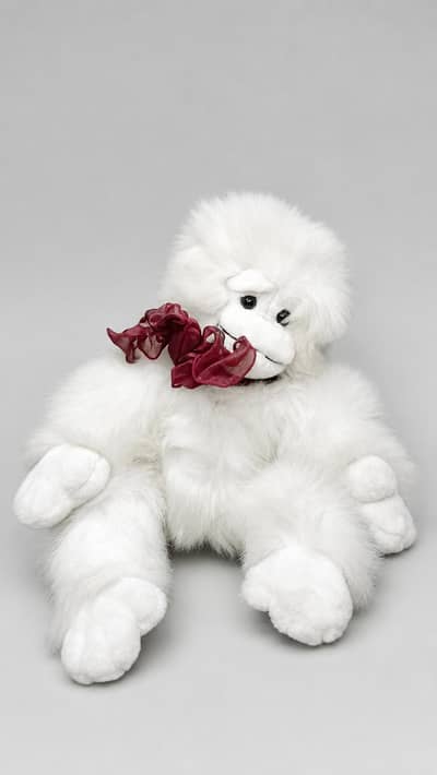 London quantity CuteWhite Soft Plush Monkey Teddy – New & Beautiful