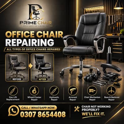 Chair Repairing Services | Office, Executive & Revolving Chairs |Chair