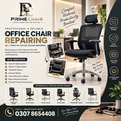 Chair Repair Service | Executive, Mesh, Gaming & Office Chairs