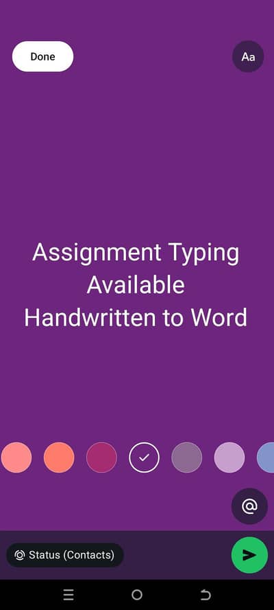 hand written assignment typing and MS word work Rawalpindi