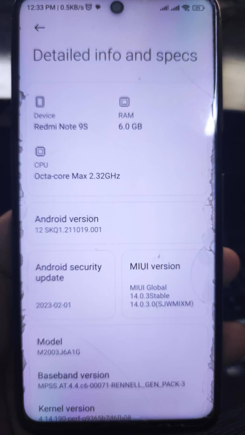 Xiaomi Redmi Note 9S 6