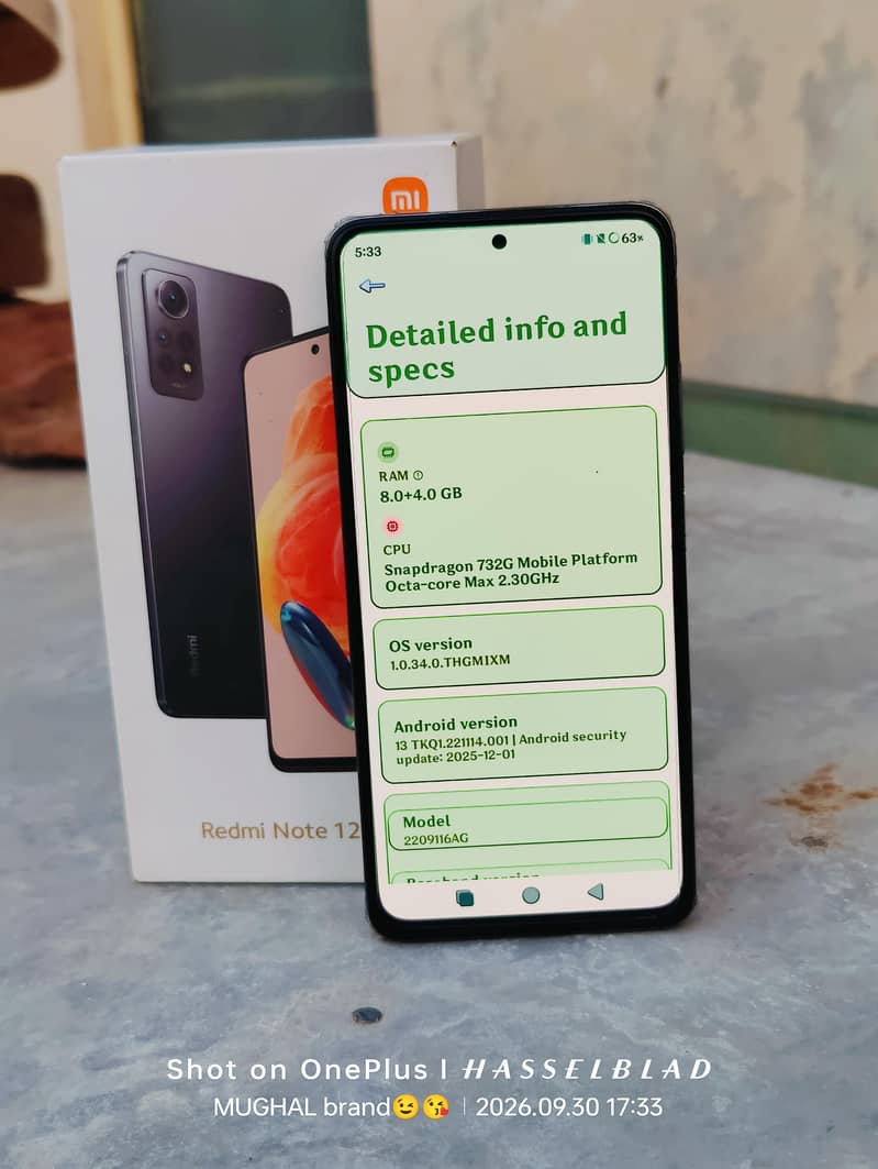 Xiaomi Redmi Note 12 Pro 12