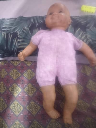 Baby doll good condition with bunny suit