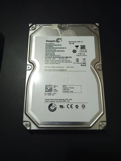 Seagate 750GB HDD 7200RPM | 100% Health | Like New