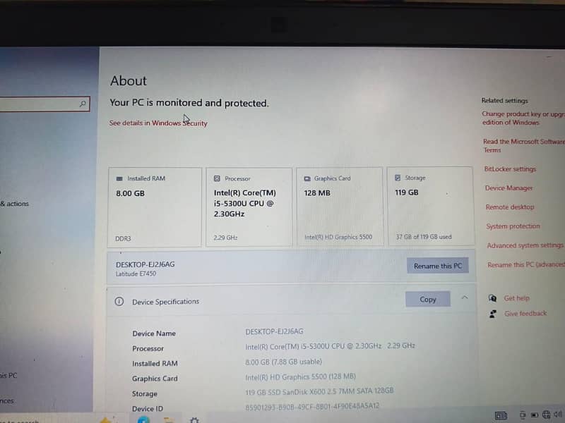 DELL CORE i5 5th generation Working condition 0