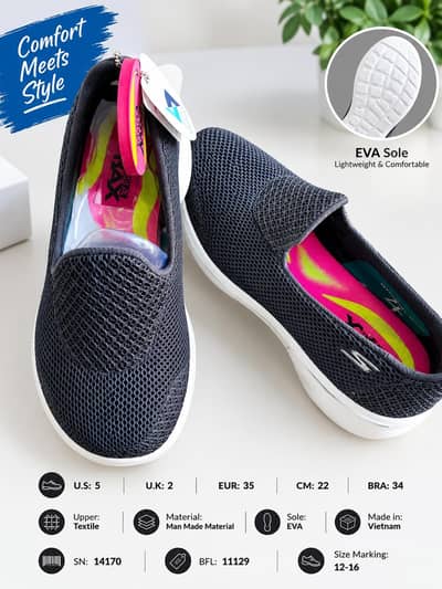 Original Skechers GOwalk 4 Women Shoes Size 35
