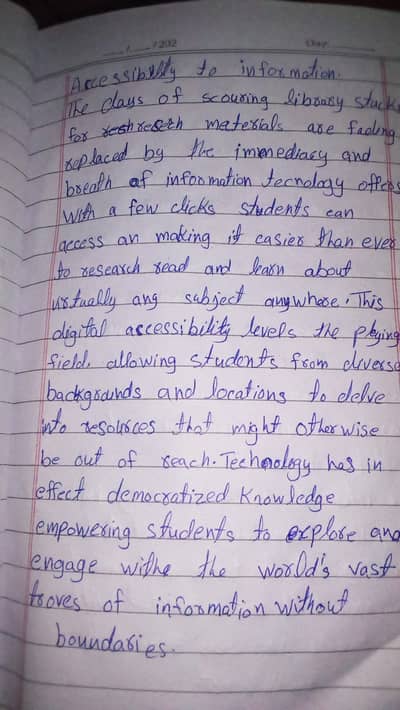 Assigment work hand writing or typing