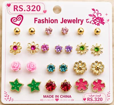 89 Pcs Ladies Jewelry Collection | Stylish & Beautiful Designs
