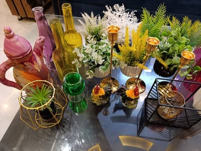 wall art, decorative pieces,  Wall hanging , Table And cupboard