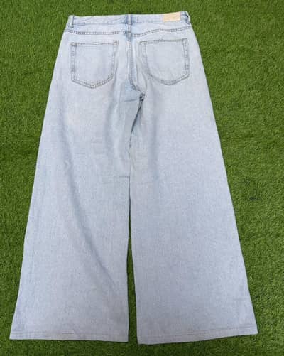 Men,s ice blue graphic baggy pant , Cross print design|waist 28 to 30