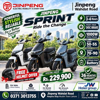 JP jinpeng Sprint Lithium Better than Metro Yadea Okla evee Crown Revo