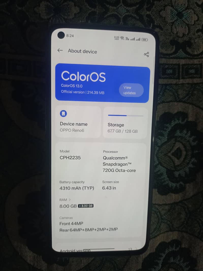 OPPO Reno6 0