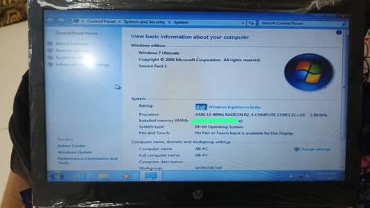 hp E2-9000 AMd = i5 4th Gernation orignl pic attach 1 one phaly lia th