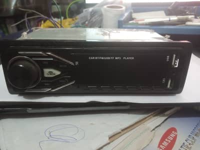 Car Stereo (“tape”) and Pair of Speakers