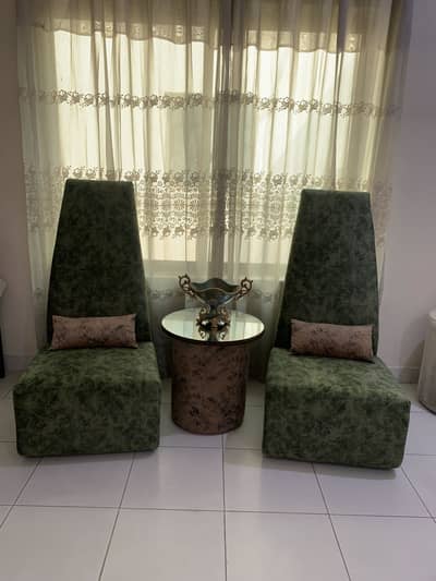 Pak Danish room chairs with coffee table
