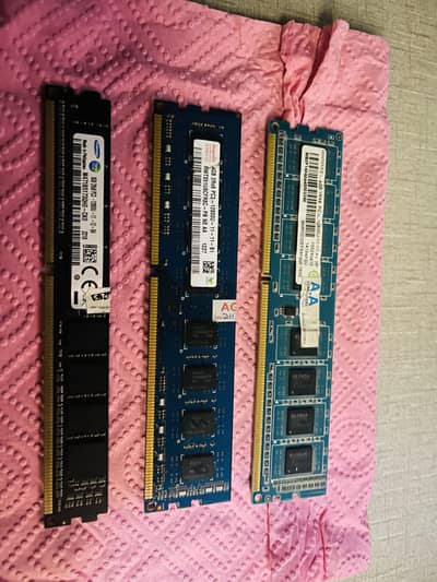 DDR3 RAMS, 8GB & 4GBx2