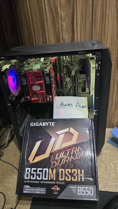 Ryzen 5 3600 with B550m ds3h motherboard