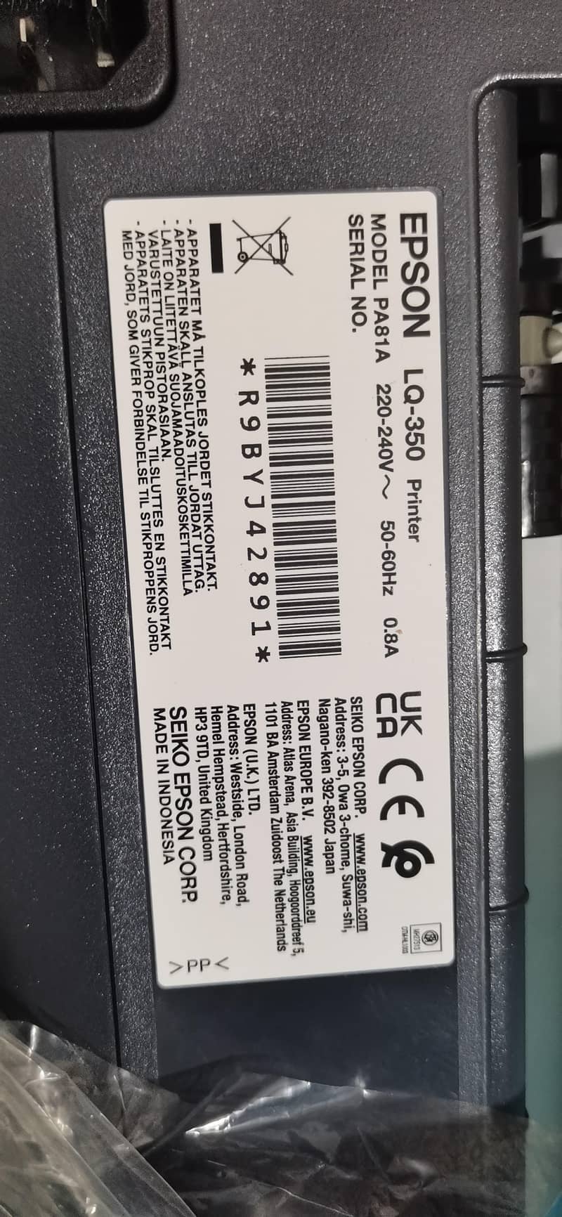 EPSON printer 2