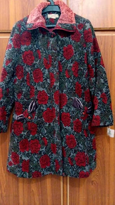 rose flower coat