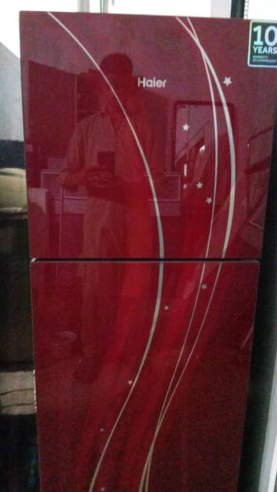 Haier Glass door Medium Size Fridge | Neat & Clean | Fully Working
