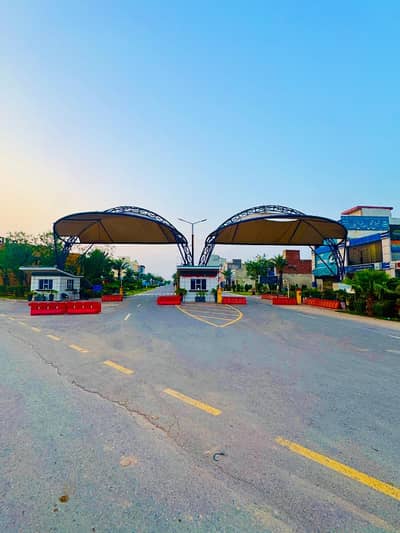 3 marla residencial plot for sale in omega residencia lahore.