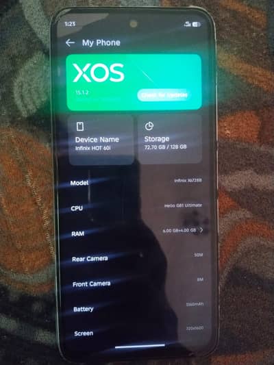 Infinix Hot 60i 6+4/128