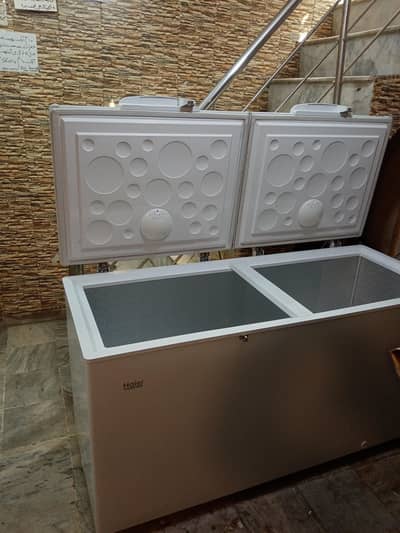 Haier Double door freezer brand new 5 Month use
