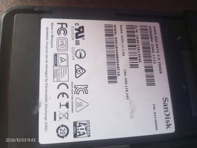 256 SSD SanDisk