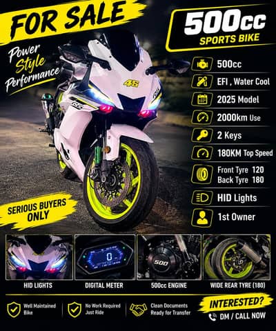 yamaha R6 500cc