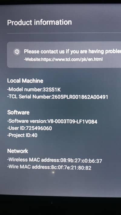 TCL 32S51K