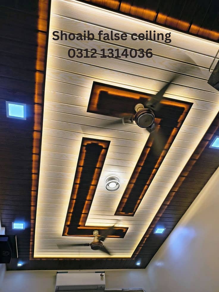 Gypsum ceiling | False ceiling | Bedroom Ceiling | PVC Ceiling | Panel 7
