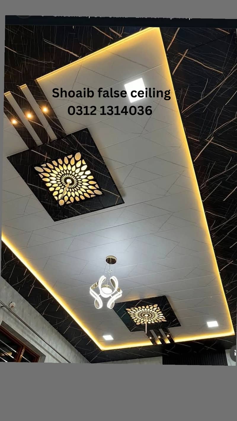 Gypsum ceiling | False ceiling | Bedroom Ceiling | PVC Ceiling | Panel 11