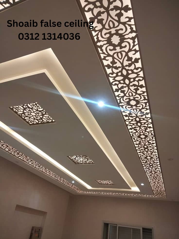 Gypsum ceiling | False ceiling | Bedroom Ceiling | PVC Ceiling | Panel 15
