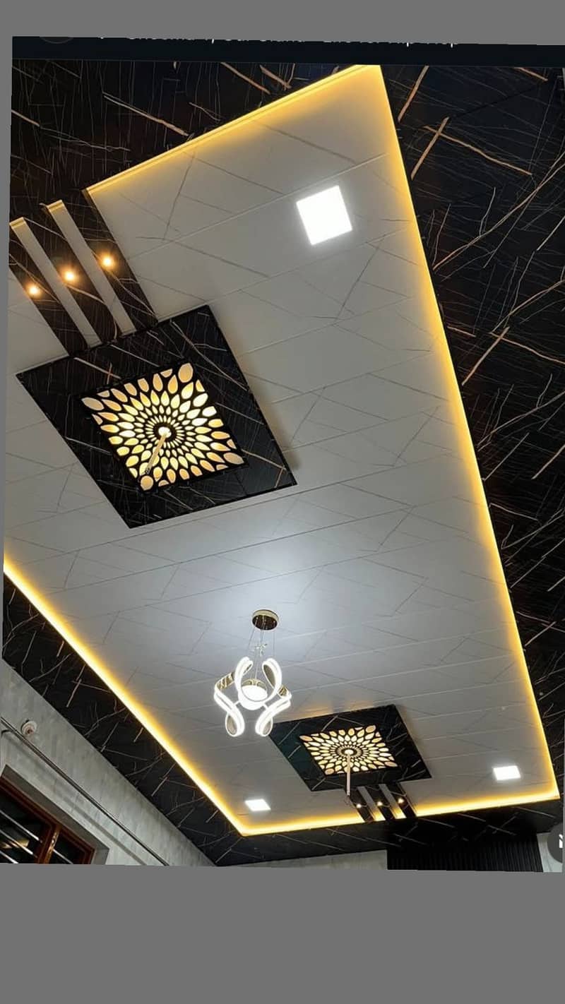 Gypsum ceiling | False ceiling | Bedroom Ceiling | PVC Ceiling | Panel 16