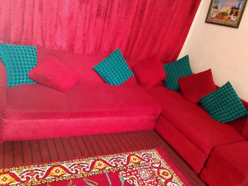 Lshape sofa 0