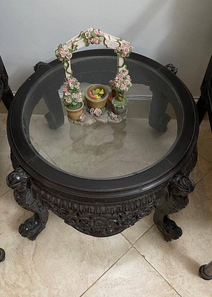 Chinioti Chairs Set with Table 3