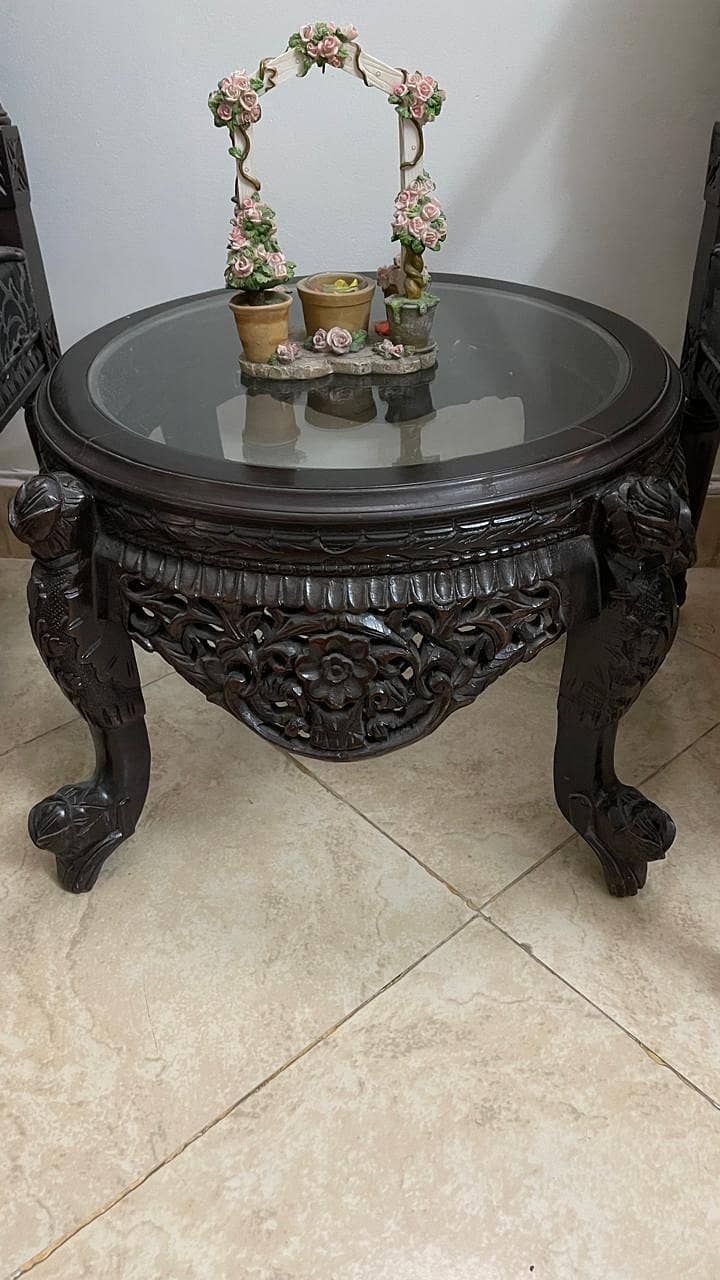 Chinioti Chairs Set with Table 4