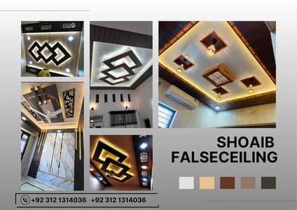 Ceiling 2 x 2-Pvc ceiling-Gypum ceiling 2by2-Fancy ceiling-Pop ceiling