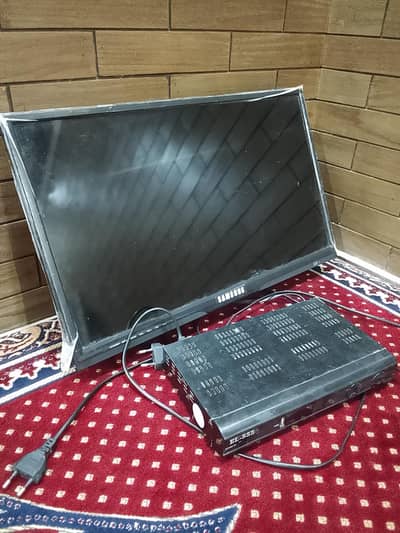 21 inch LED TV with dish receiver excellent condition