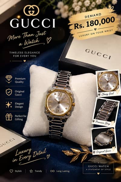  Premium Gucci Luxury Watch For Sale 