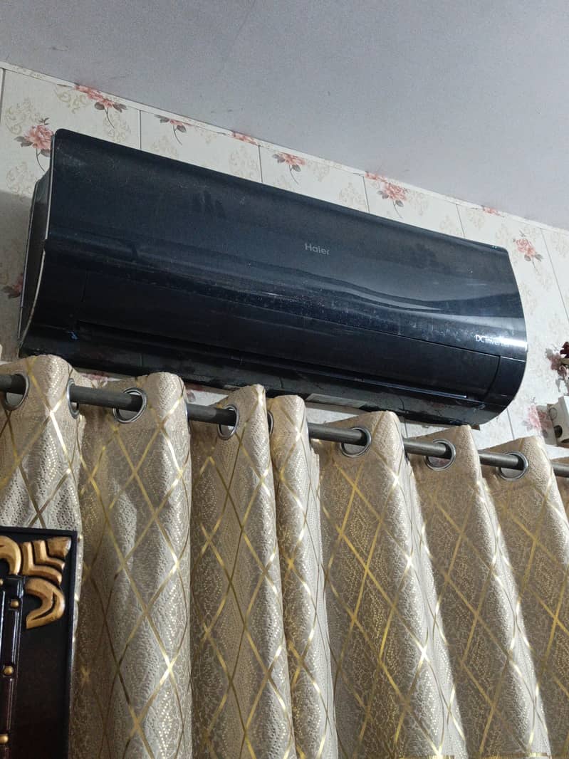 haier 1 ton inverter split AC for sale , cooling 10/10 1